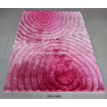 Polyester Silk Shaggy 3D Carpet